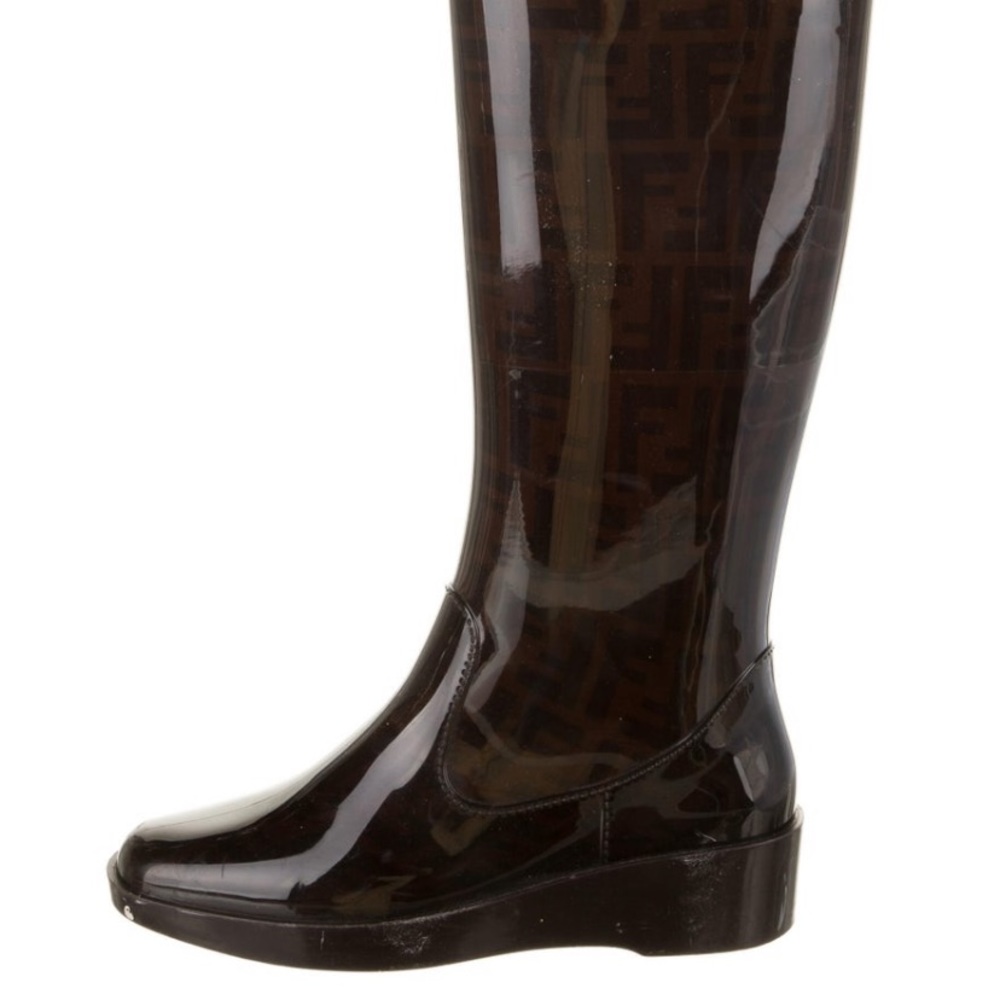 Fendi Wedge Rain Boots